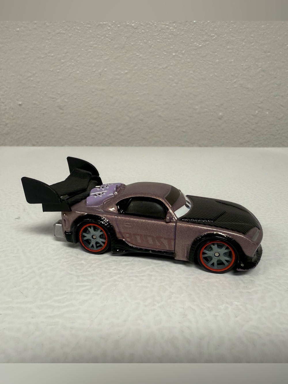 2006 Disney Pixar Cars Movie Delinquent Road Boost Purple Diecast 1:55 Scale